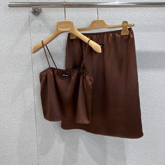 MIUMIU SATIN CAMISOLE 268885