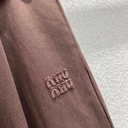 MIUMIU DRAWSTRING TROUSERS STYLE 7