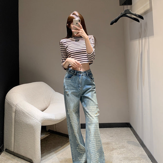 MIUMIU STRAIGHT-LEG JEANS STYLE 17