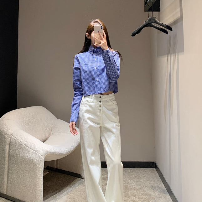MIUMIU LONG SLEEVE SHIRT STYLE 427