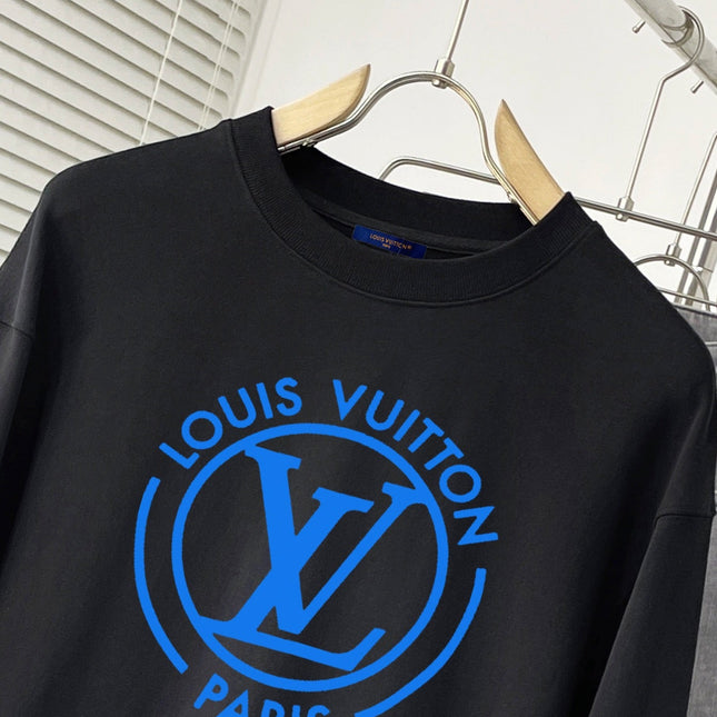 LV SWEATER BLACK COTTON FABRIC 239601