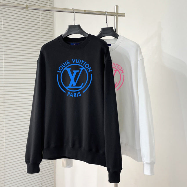 LV SWEATER BLACK COTTON FABRIC 239601