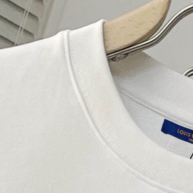 LV SWEATER WHITE COTTON FABRIC 239602