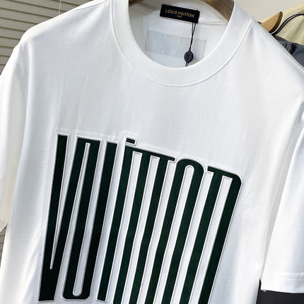 LV T-SHIRT WHITE COTTON 239604