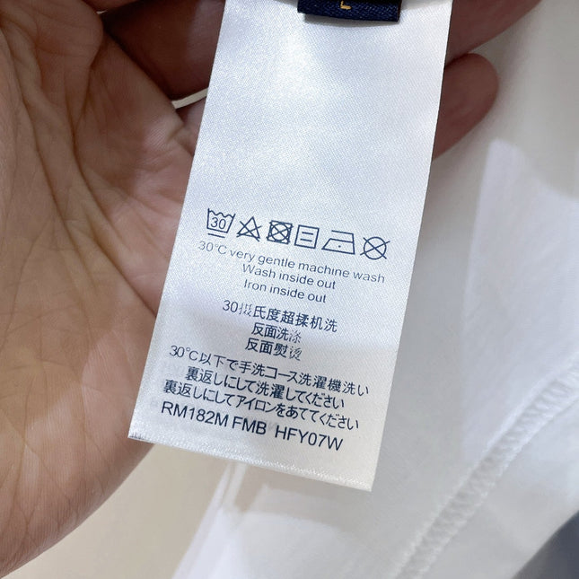 LV T-SHIRT WHITE COTTON 239604