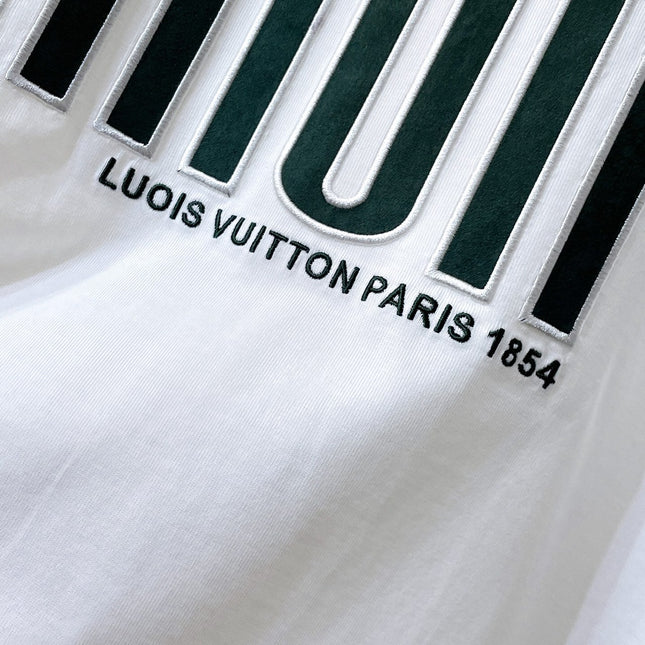LV T-SHIRT WHITE COTTON 239604