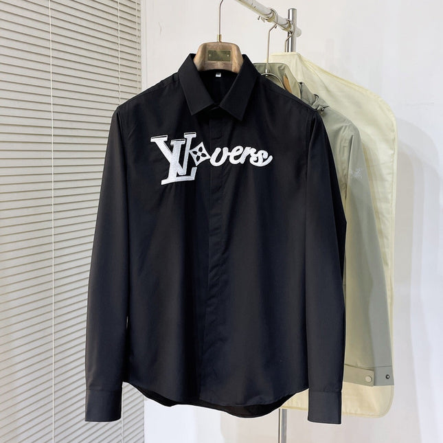 LV SHIRT WHITE COTTON 239608