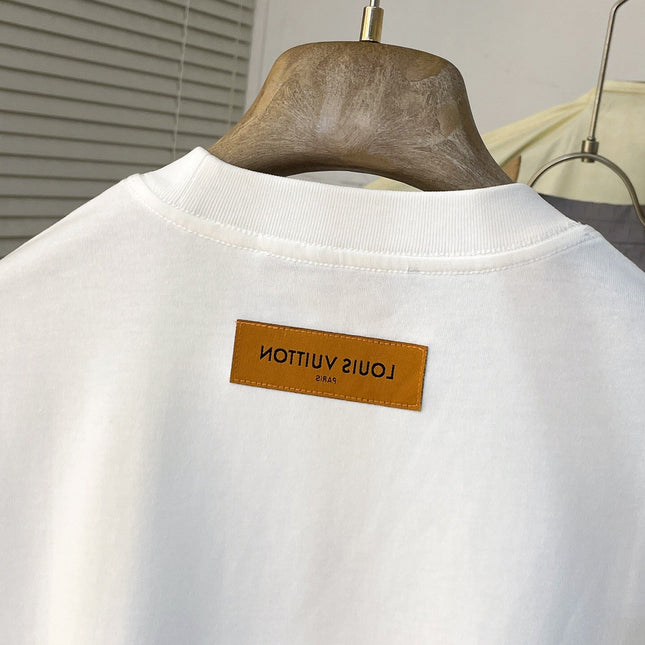 LV T-SHIRT WHITE MIX COLORFUL COTTON 239605