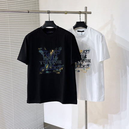 LV T-SHIRT WHITE MIX COLORFUL COTTON 239605