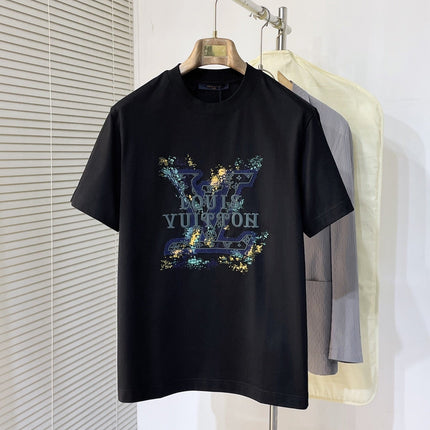 LV T-SHIRT WHITE MIX COLORFUL COTTON 239605