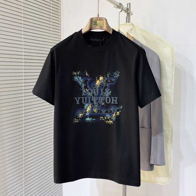 LV T-SHIRT WHITE MIX COLORFUL COTTON 239605