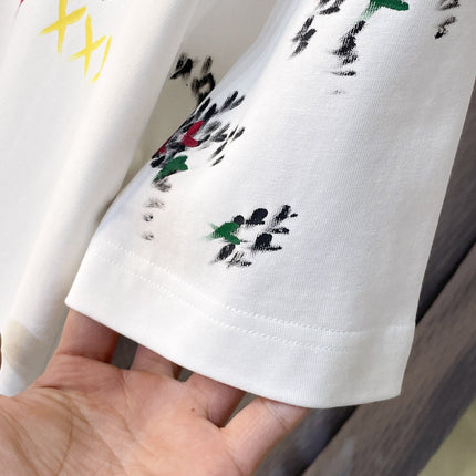 LV T-SHIRT WHITE MIX COLORFUL COTTON 239606