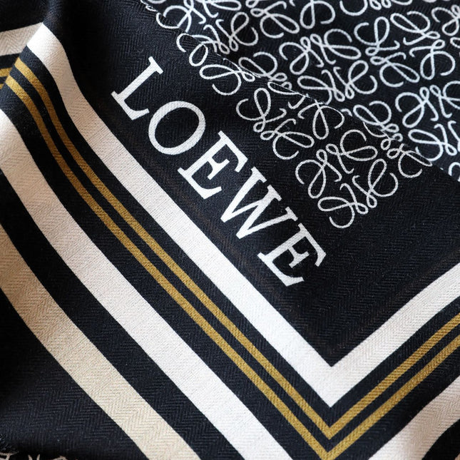 ANAGRAM SQUARE 140 CM SCARF IN COLORFUL SILK AND CASHMERE 413599