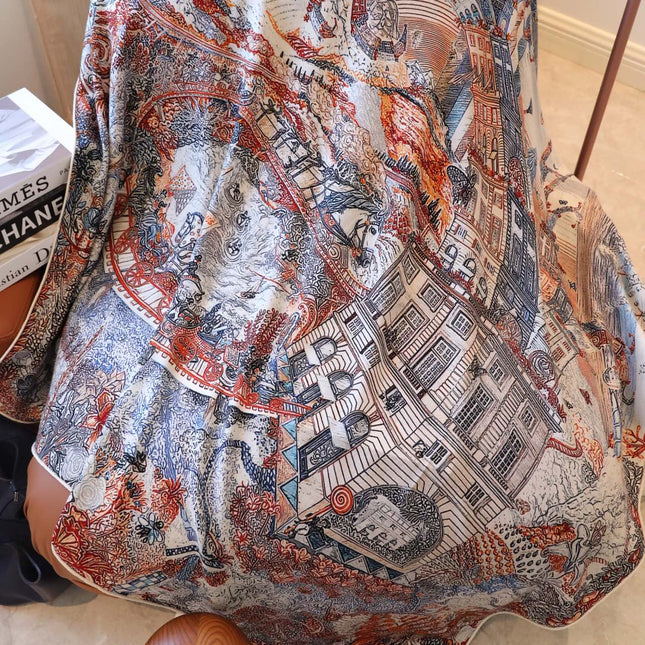 SCARF 140 CM COLORFUL 393126