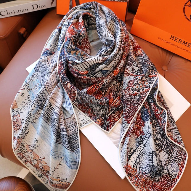 SCARF 140 CM COLORFUL 393126
