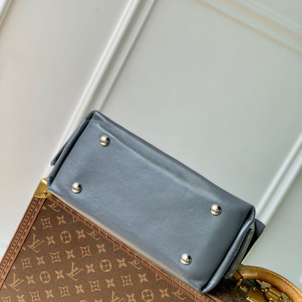 CARRYALL CARGO VIBE PM 33.5 IN GREY LAMBSKIN BROWN MONOGRAM TAG