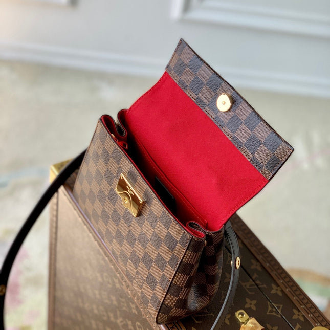CLUNY BB 20 IN BROWN DAMIER EBENE CANVAS