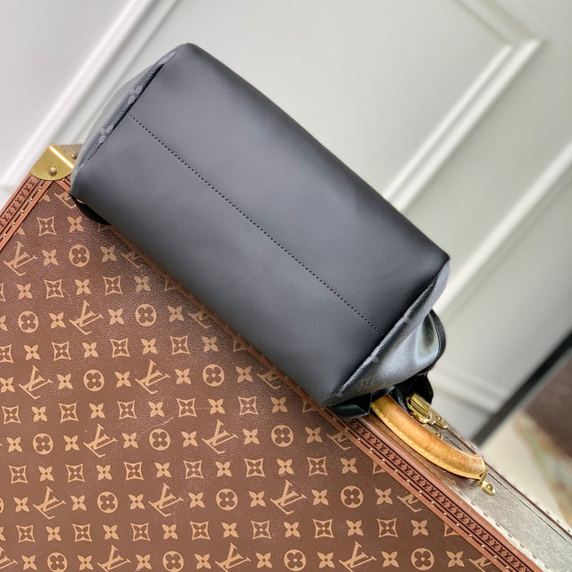 GETAWAY BACKPACK 50 IN BLACK MONOGRAM ECLIPSE CANVAS AND CALFSKIN