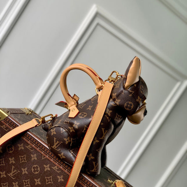 POOCH BAG 28 IN BROWN MONOGRAM CANVAS
