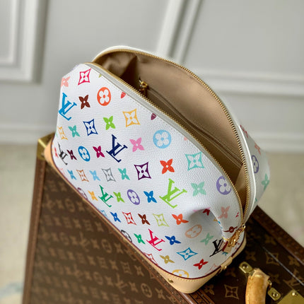 COSMETIC POUCH GM 27 IN MULTICOLOR MONOGRAM CANVAS