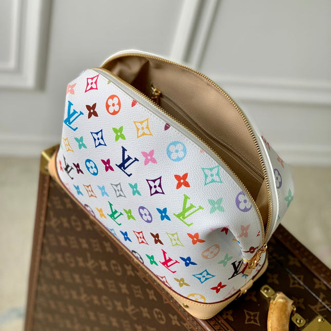 COSMETIC POUCH GM 27 IN MULTICOLOR MONOGRAM CANVAS