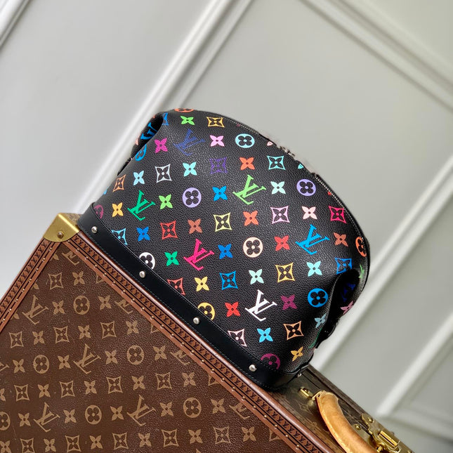 COSMETIC POUCH GM 27 IN COLORFUL MONOGRAM CANVAS