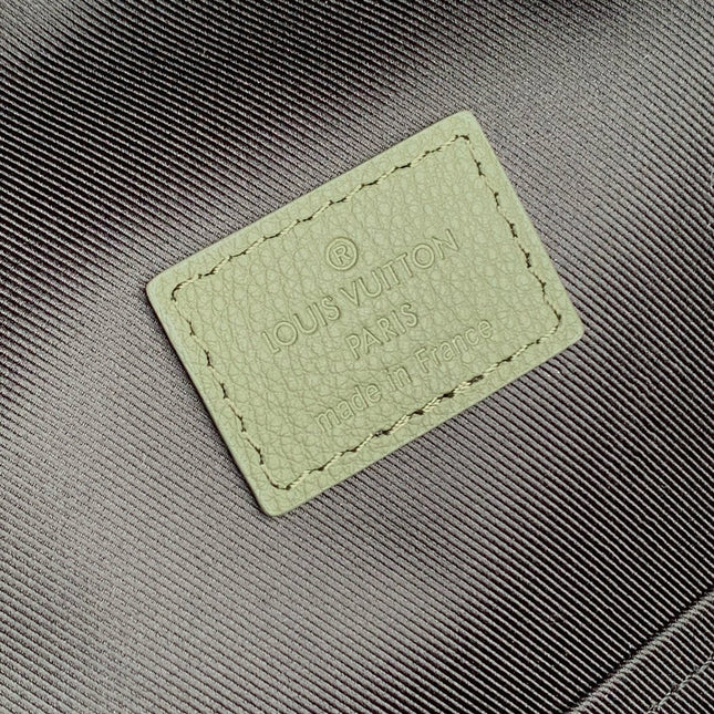 DISCOVERY PM BACKPACK 38 IN OLIVE GREEN MONOGRAM LAMBSKIN