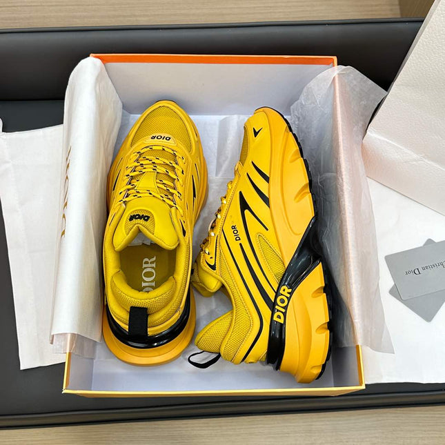 B44 BLADE SNEAKER CLASSIC YELLOW TECHNICAL MESH AND TECHNICAL FABRIC