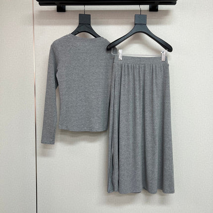 PRADA TOP AND SKIRT SET STYLE 46