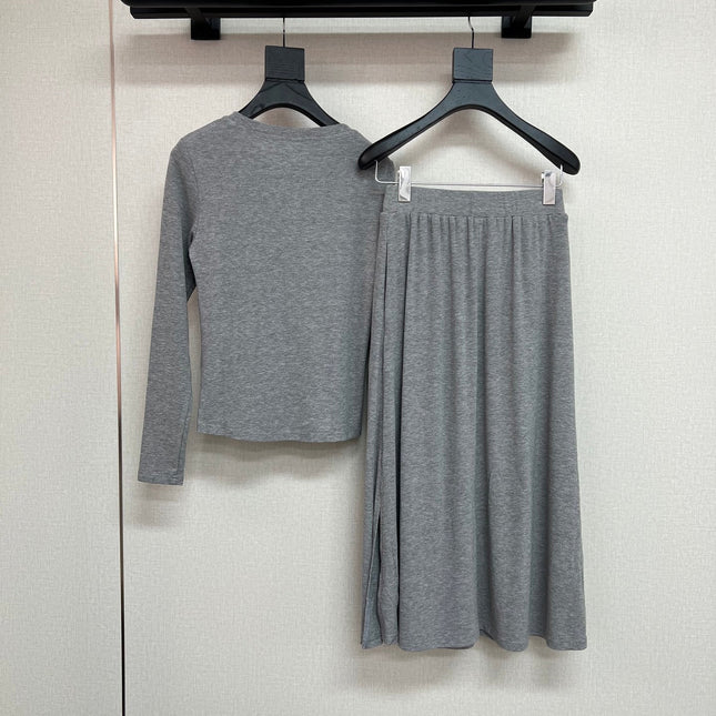 PRADA TOP AND SKIRT SET STYLE 46