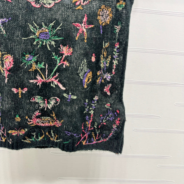 DIOR FLORAL EMBROIDERED KNITTED TANK TOP 276692