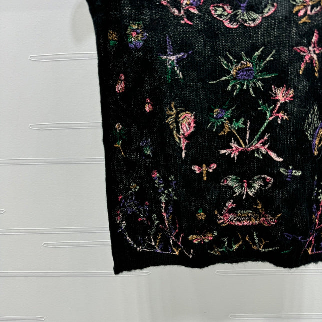 DIOR FLORAL EMBROIDERED KNITTED TANK TOP 276692