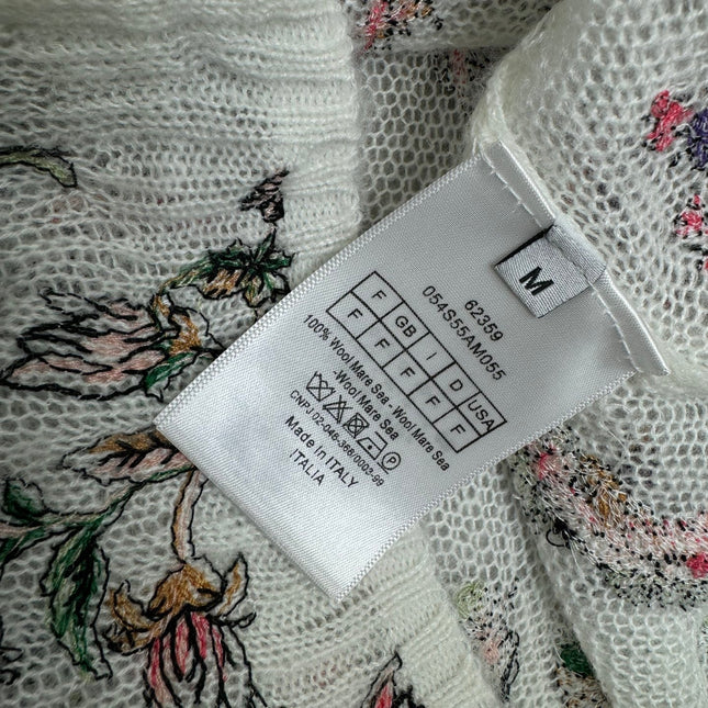 DIOR FLORAL EMBROIDERED KNITTED TANK TOP 276693