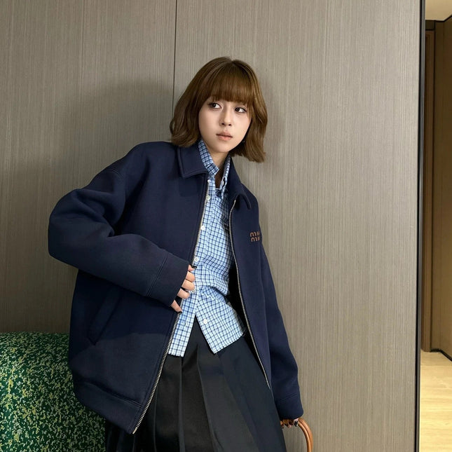 MIUMIU ZIP-UP FLEECE JACKET STYLE 10