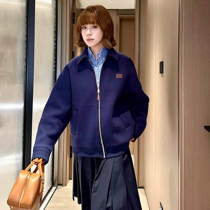 MIUMIU ZIP-UP FLEECE JACKET STYLE 10