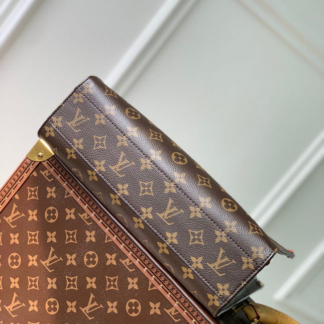 SAC PLAT 30CM MONOGRAM CANVAS