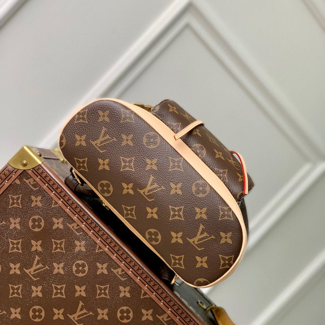 MONTSOURIS BACKPACK PM 30 IN BROWN MONOGRAM CANVAS