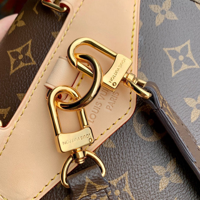 MONTSOURIS BACKPACK PM 30 IN BROWN MONOGRAM CANVAS