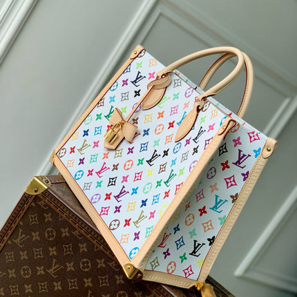 ONTHEGO MM BAG 35 IN MULTICOLOR MONOGRAM CANVAS