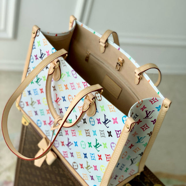 ONTHEGO MM BAG 35 IN MULTICOLOR MONOGRAM CANVAS