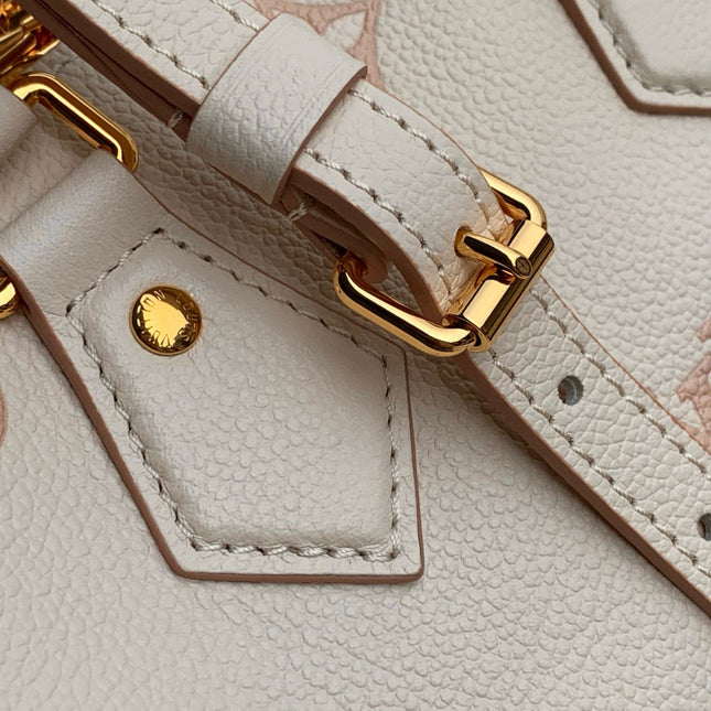 SPEEDY BANDOULIÈRE 20.5 IN LIGHT PINK MONOGRAM EMPREINTE CANVAS