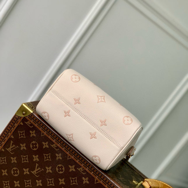 SPEEDY BANDOULIÈRE 20.5 IN LIGHT PINK MONOGRAM EMPREINTE CANVAS