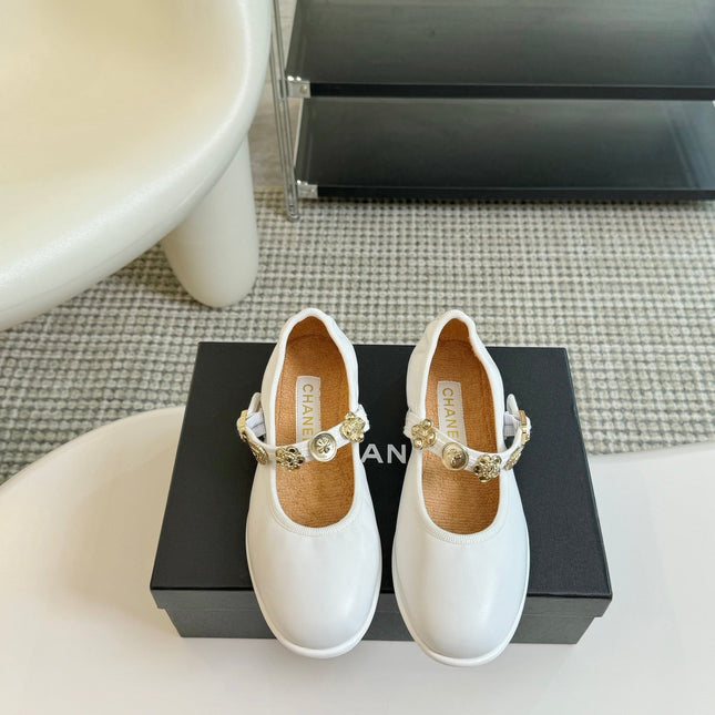 MARY JANE SHOES WHITE SHEEPSKIN