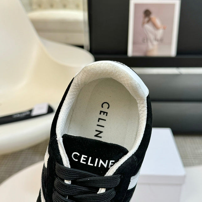 TRAINER LOW LACE - UP BLACK SUEDE