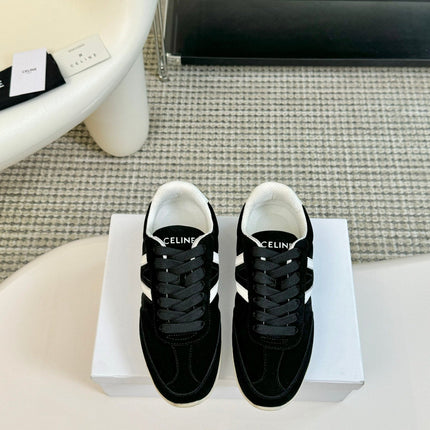 TRAINER LOW LACE - UP BLACK SUEDE