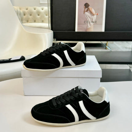 TRAINER LOW LACE - UP BLACK SUEDE
