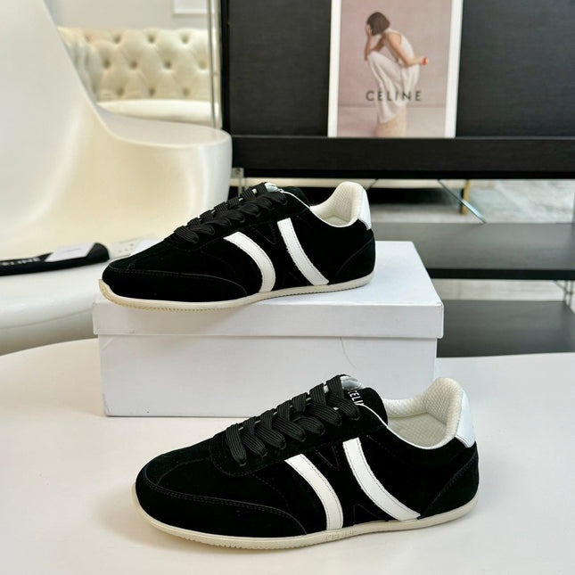 TRAINER LOW LACE - UP BLACK SUEDE