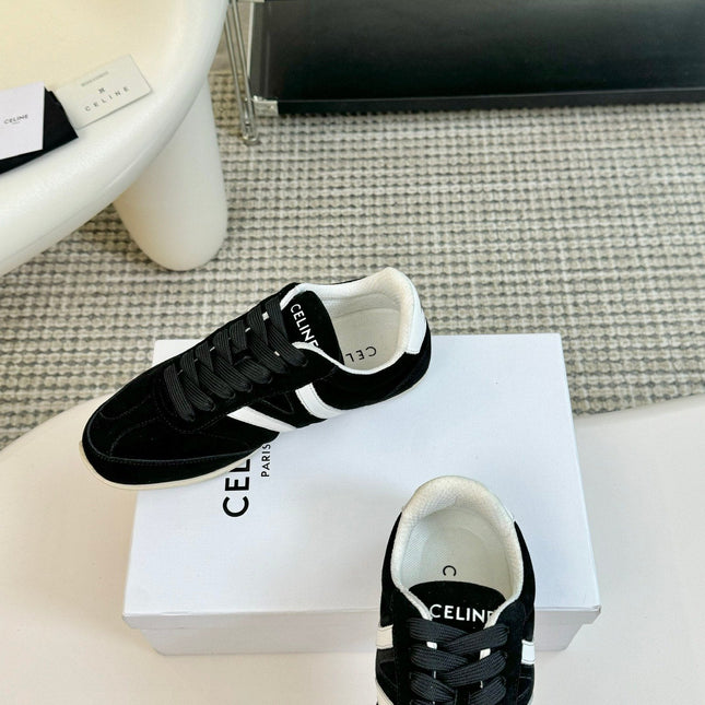 TRAINER LOW LACE - UP BLACK SUEDE
