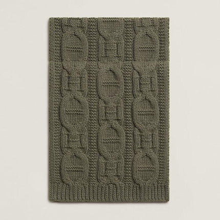 FAUBOURG MUFFLER 170 CM IN HUNTER GREEN CASHMERE