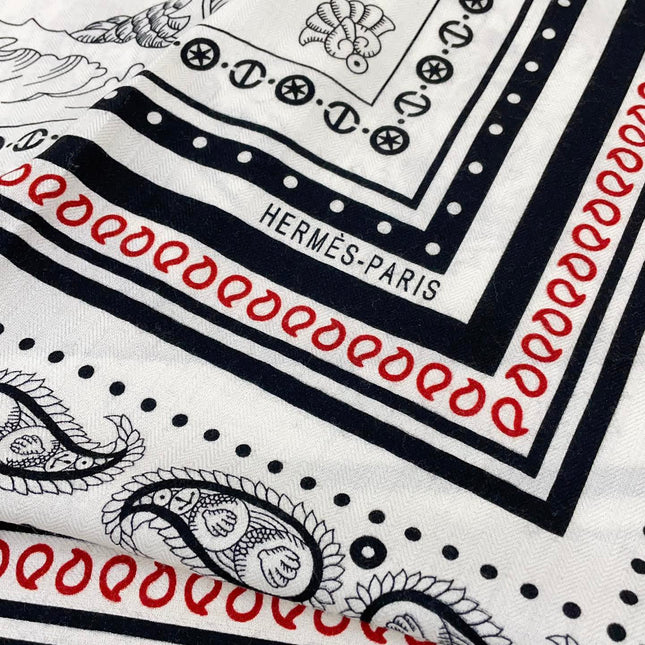 TATOUAGES MARINS BANDANA SHAWL 135 CM COLORFUL 385442